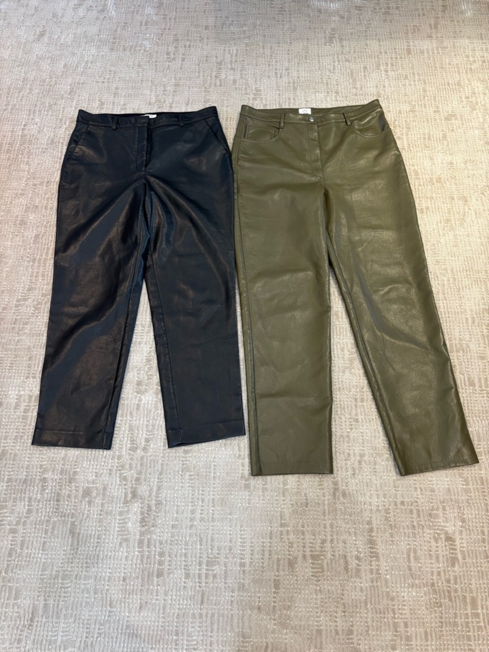Aritzia faux leather pants Wilfred Babaton
